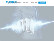 Tablet Screenshot of corealm.com